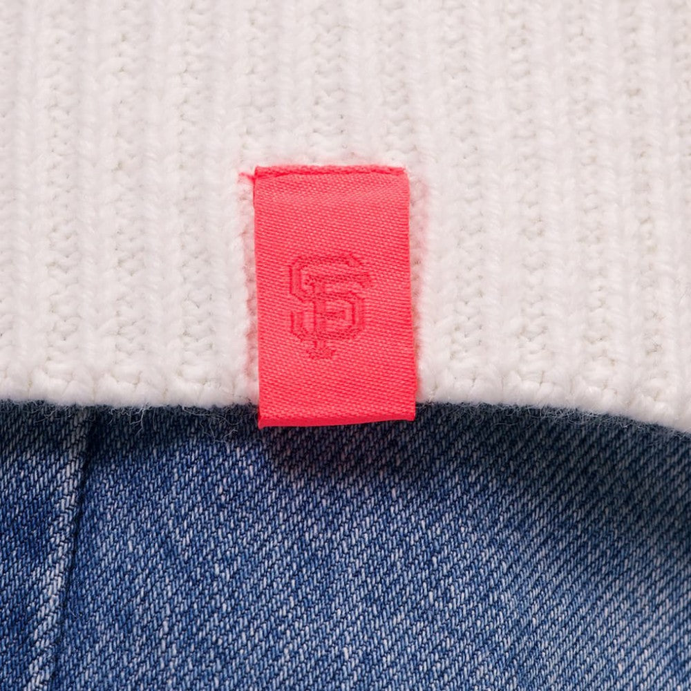 San Francisco Giants Lusso Women's Shyla Knit V-Neck Full-Zip Sweater for sale