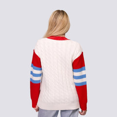 St. Louis Cardinals Lusso Women's Shyla Knit V-Neck Full-Zip Sweater Online