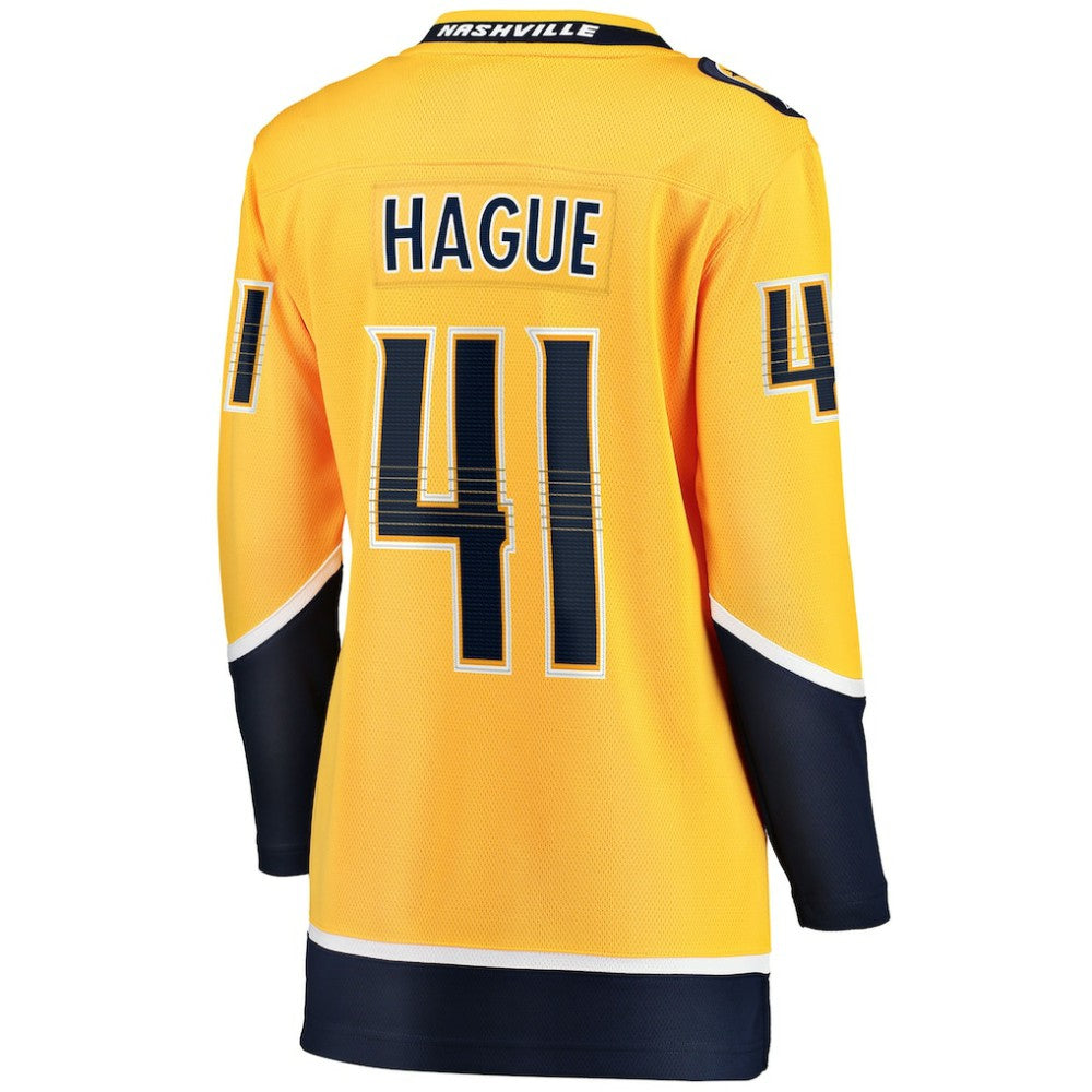 Nicolas Hague Nashville Predators - Fanatics Women's Home Breakaway Jersey Gold