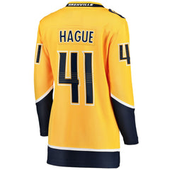 Nicolas Hague Nashville Predators - Fanatics Women's Home Breakaway Jersey Gold