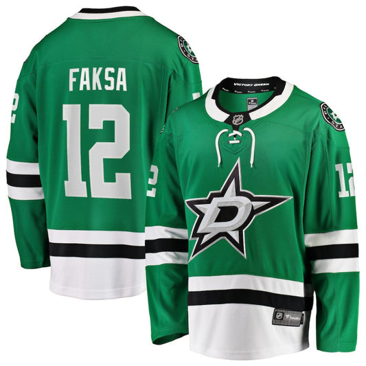 Radek Faksa Dallas Stars Fanatics Home Breakaway Jersey - Kelly Green | NHL Jerseys