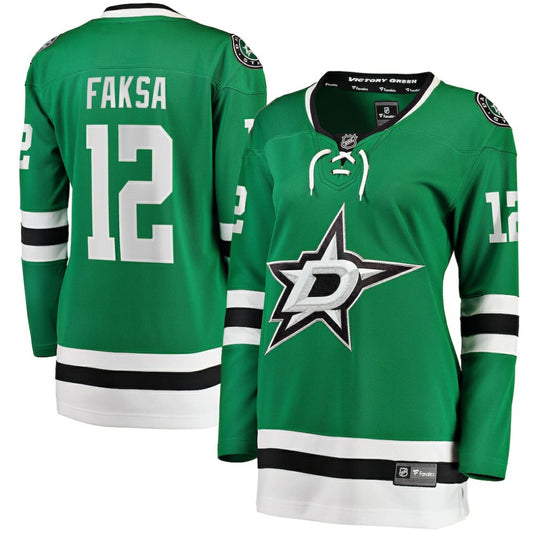 Radek Faksa Dallas Stars Fanatics Women's Home Breakaway Jersey - Kelly Green | NHL Jerseys