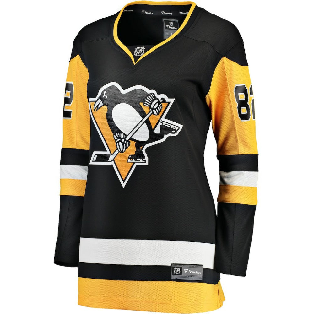 Caleb Jones Pittsburgh Penguins Fanatics Women's Home Breakaway Jersey - Black | NHL Jerseys
