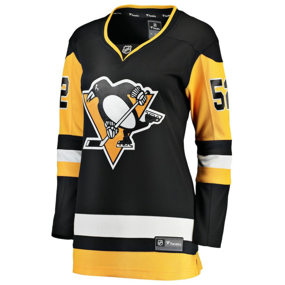 Philip Kemp Pittsburgh Penguins Fanatics Women's Home Breakaway Jersey Black