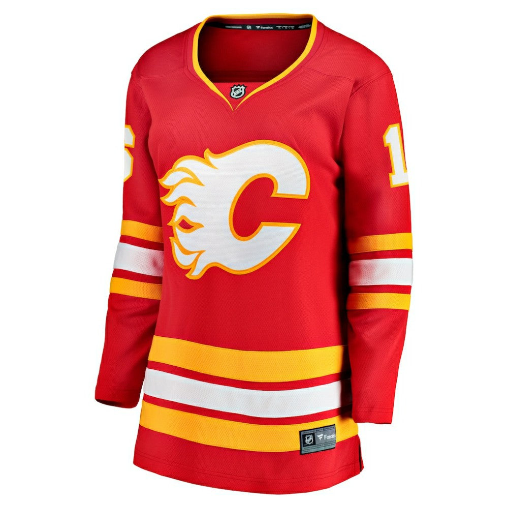 Morgan Frost Calgary Flames Fanatics Women's Home Breakaway Jersey - Red | NHL Jerseys