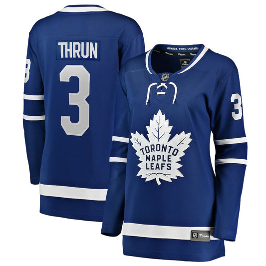 Henry Thrun Toronto Maple Leafs Fanatics Women's Home Breakaway Jersey - Blue | NHL Jerseys