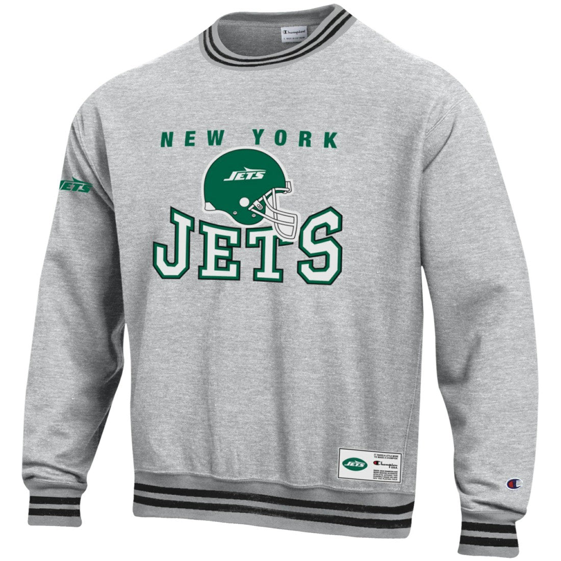 New York Jets Champion Reverse Weave Fleece Sweatshirt Gray - NFL