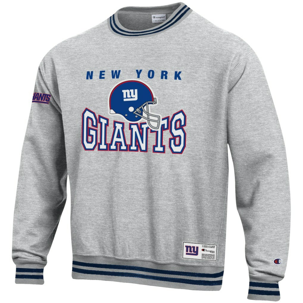 New York Giants Champion Reverse Weave Fleece Sweatshirt Heather Gray - NFL