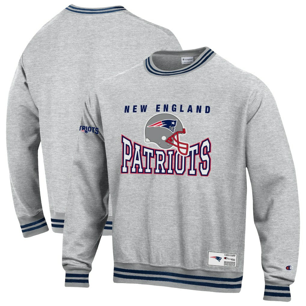 New England Patriots Champion Reverse Weave Fleece Sweatshirt Gray - NFL