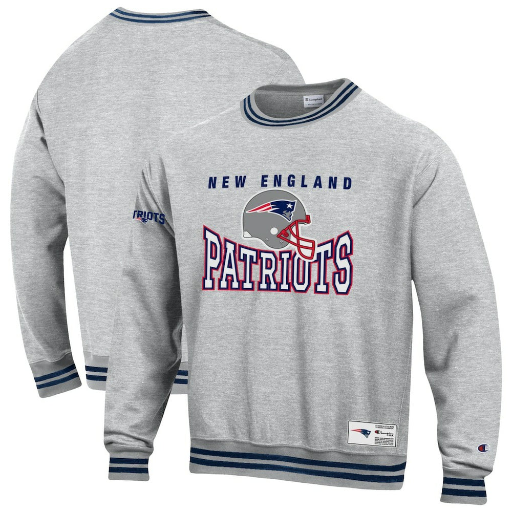 New England Patriots Champion Reverse Weave Fleece Sweatshirt Gray - NFL