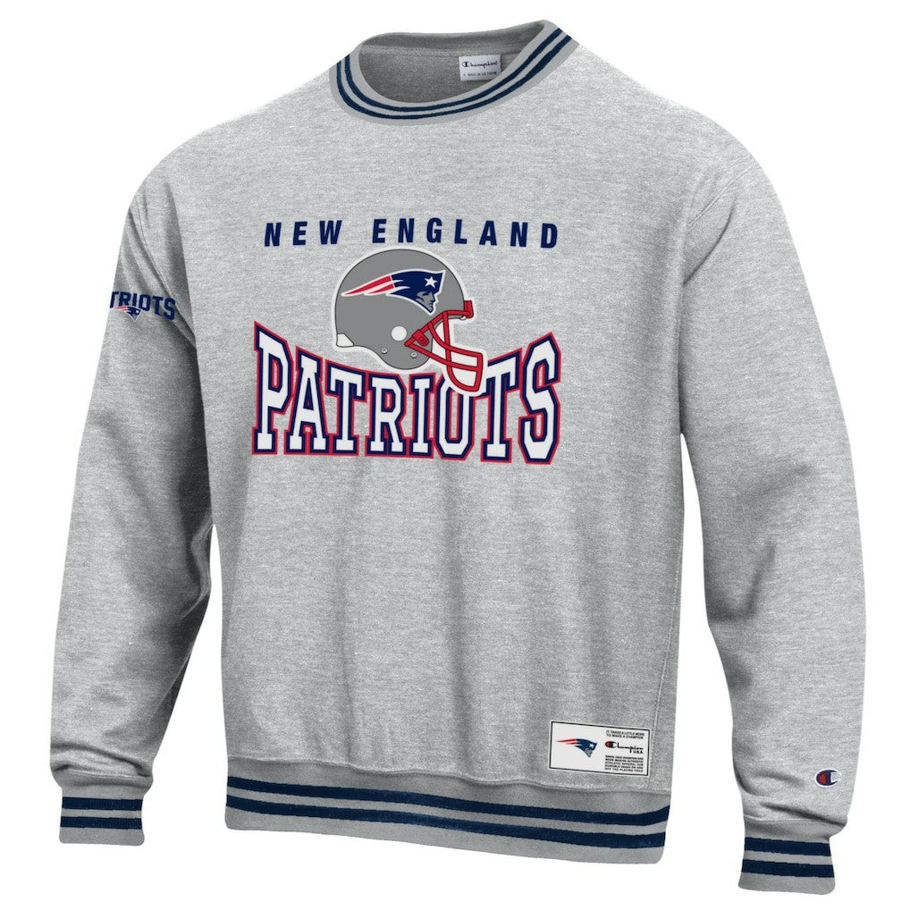 New England Patriots Champion Reverse Weave Fleece Sweatshirt Gray - NFL