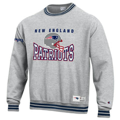 New England Patriots Champion Reverse Weave Fleece Sweatshirt Gray - NFL