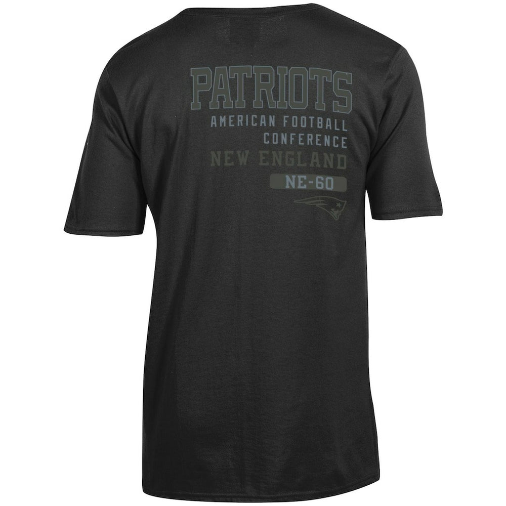New England Patriots Champion Tonal Logo T-Shirt Black - NFL
