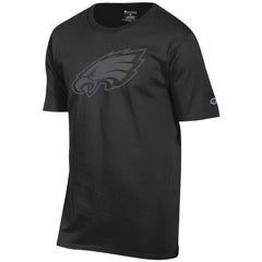 Philadelphia Eagles Champion Tonal Logo T-Shirt Black - NFL