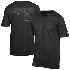 Dallas Cowboys Champion Tonal Logo T-Shirt Black - NFL