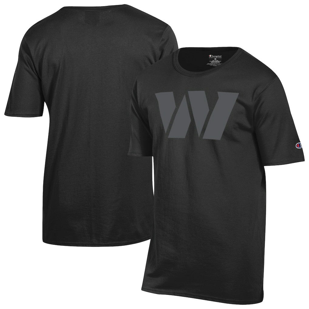 Washington Commanders Champion Tonal Logo T-Shirt Black - NFL