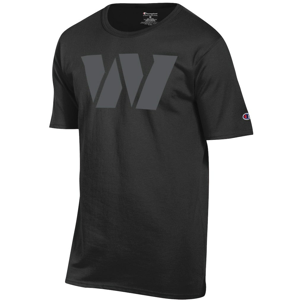 Washington Commanders Champion Tonal Logo T-Shirt Black - NFL