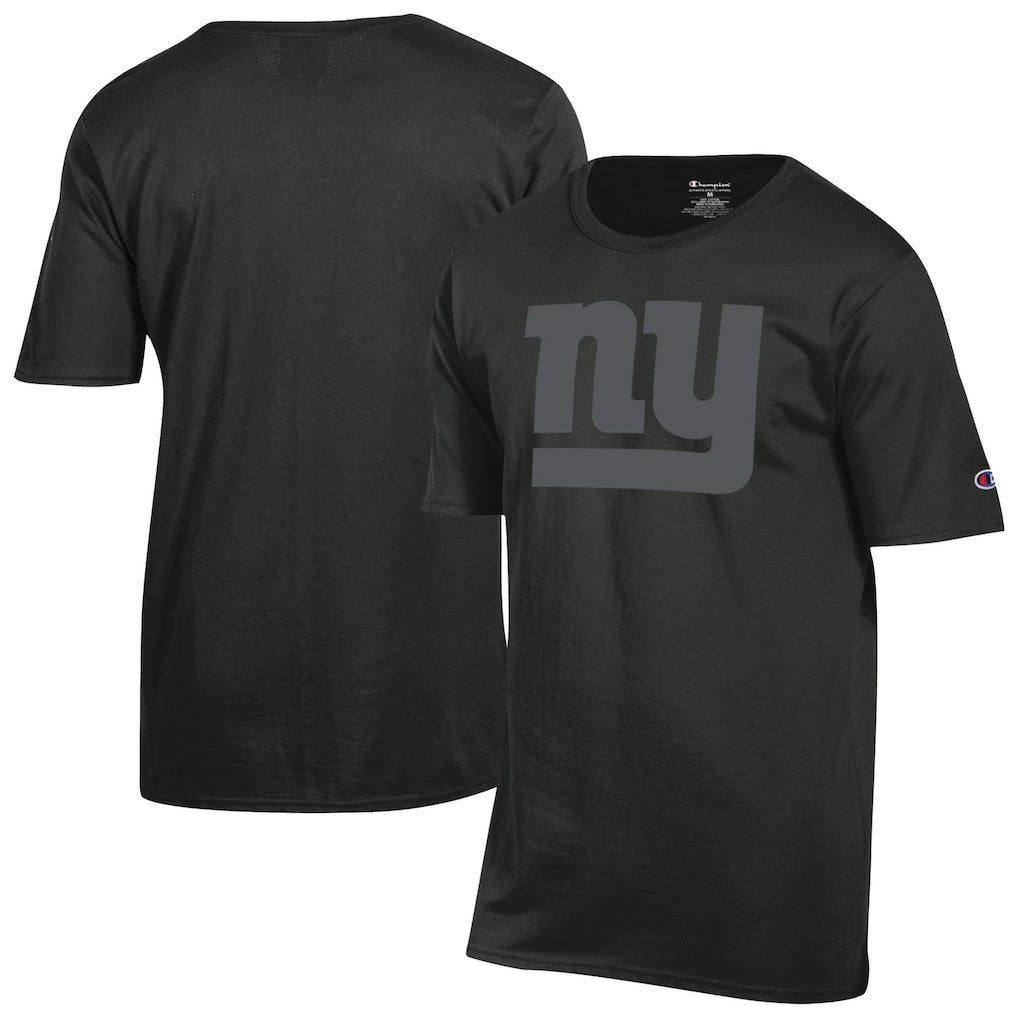 New York Giants Champion Tonal Logo T-Shirt Black - NFL