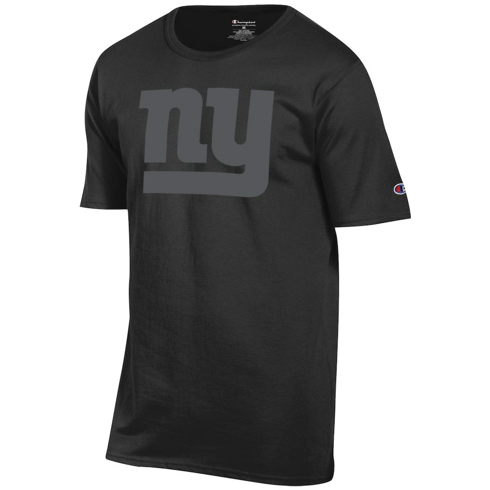 New York Giants Champion Tonal Logo T-Shirt Black - NFL