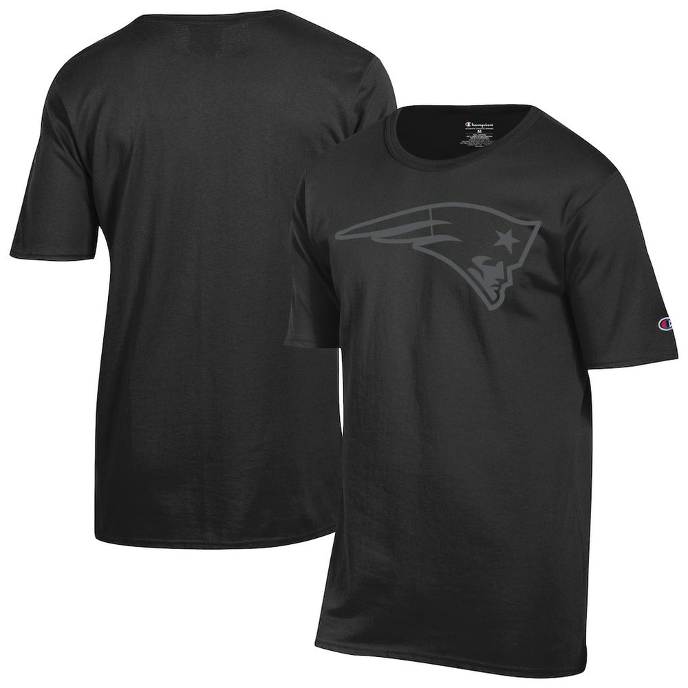 New England Patriots Champion Tonal Logo T-Shirt Black - NFL