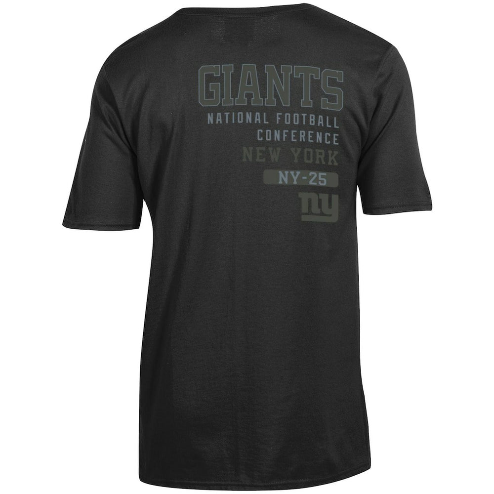 New York Giants Champion Tonal Logo T-Shirt Black - NFL