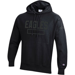 Philadelphia Eagles Champion Tonal Reverse Weave Fleece Hoodie Black - NFL