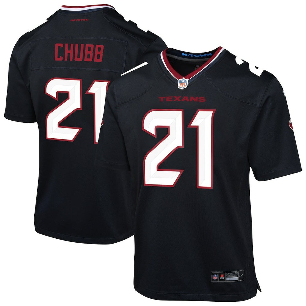 Nick Chubb Houston Texans Youth Team Game Jersey Navy - Nike