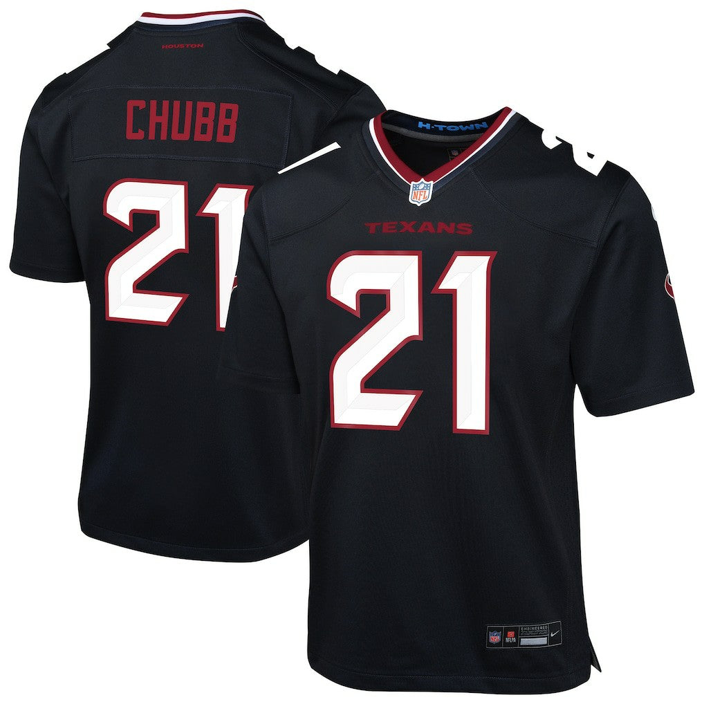 Nick Chubb Houston Texans Youth Team Game Jersey Navy - Nike