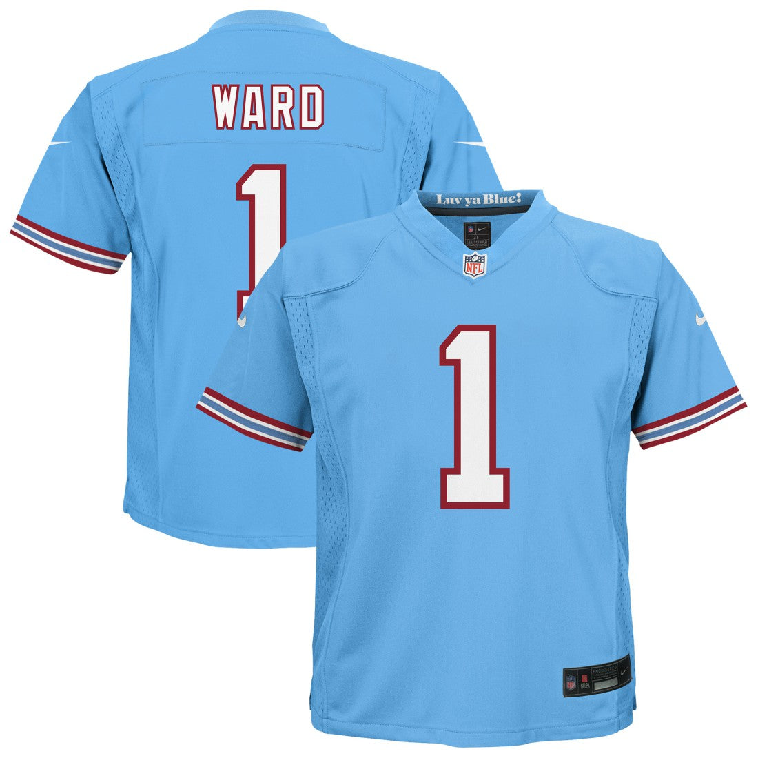 Cameron Ward Tennessee Titans Preschool Alternate 2 Player Game Jersey Light Blue - Nike