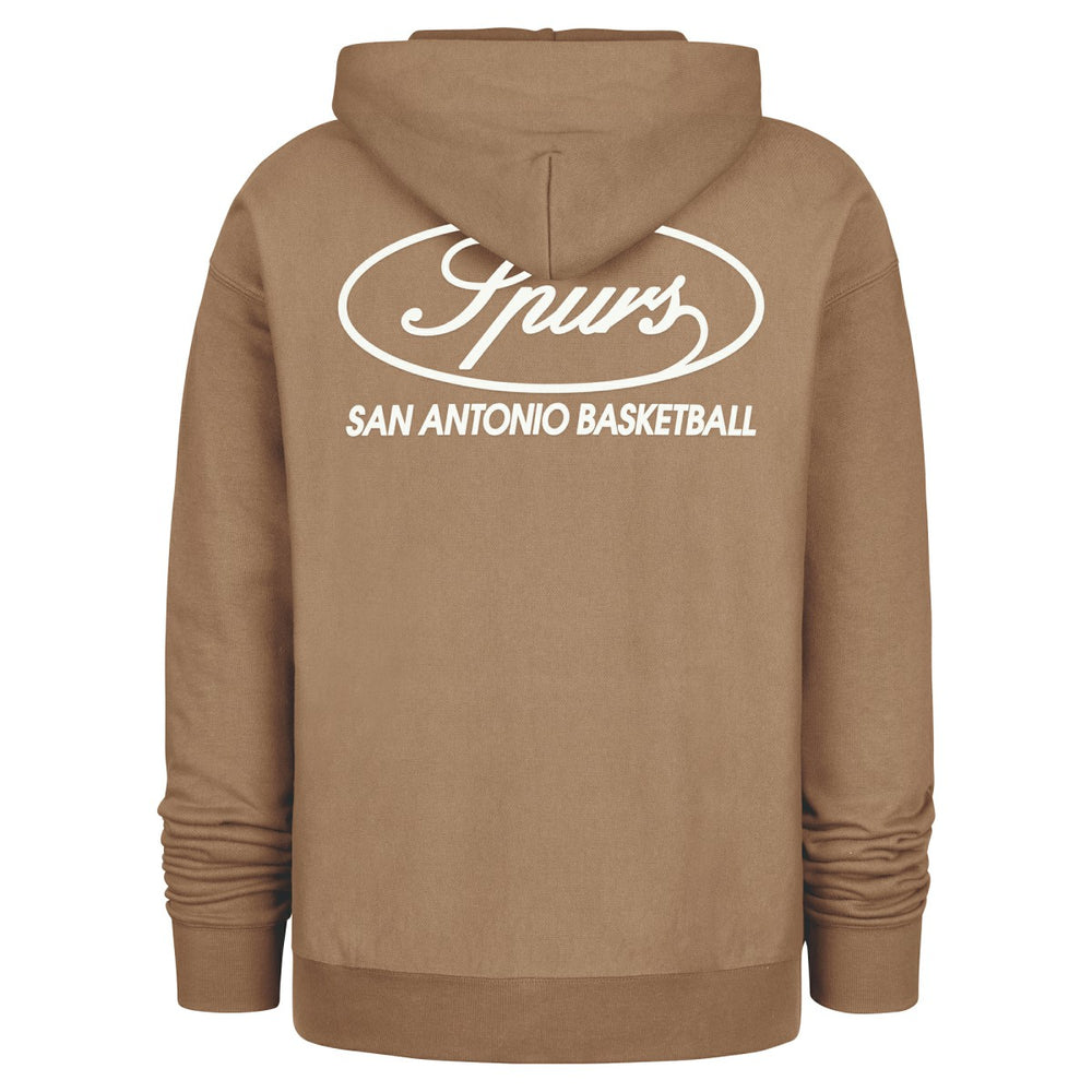 47 brand - San Antonio Spurs '47 Triple Double Foundation Premium Hoodie Sweatshirt - Khaki