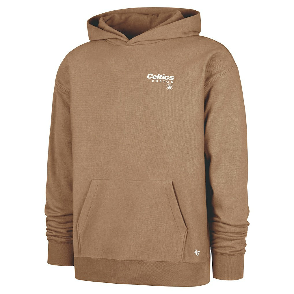 47 brand - Boston Celtics '47 Triple Double Foundation Premium Hoodie Sweatshirt - Khaki