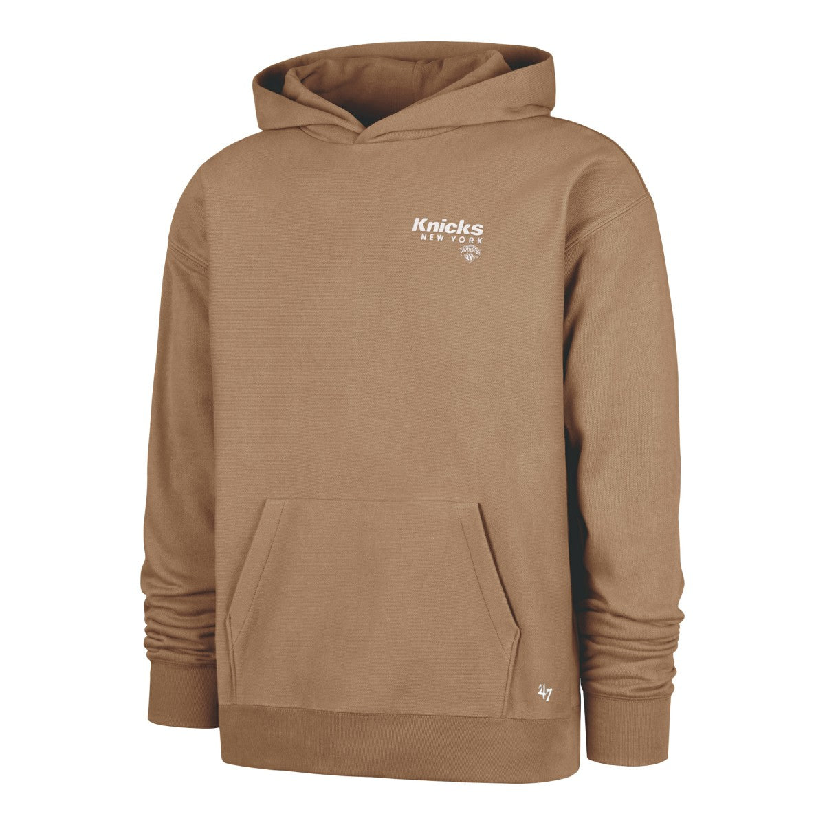47 brand - New York Knicks '47 Triple Double Foundation Premium Hoodie Sweatshirt - Khaki