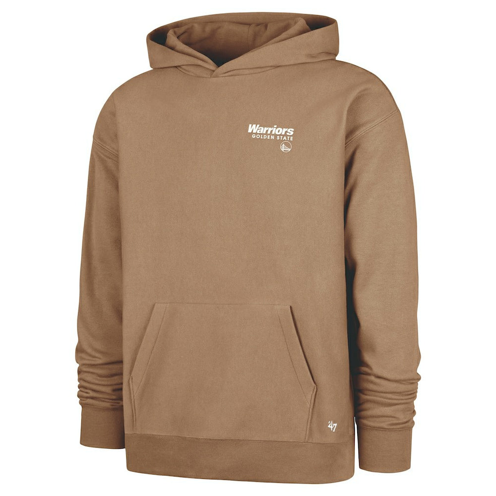 47 brand - Golden State Warriors '47 Triple Double Foundation Premium Hoodie Sweatshirt - Khaki