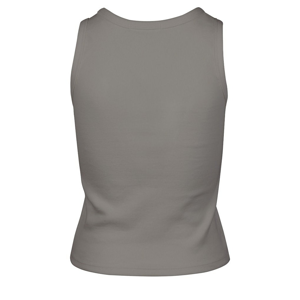 47 brand - Dallas Mavericks '47 Women's Cropped Skyhook Baby Rib Tank - Gray