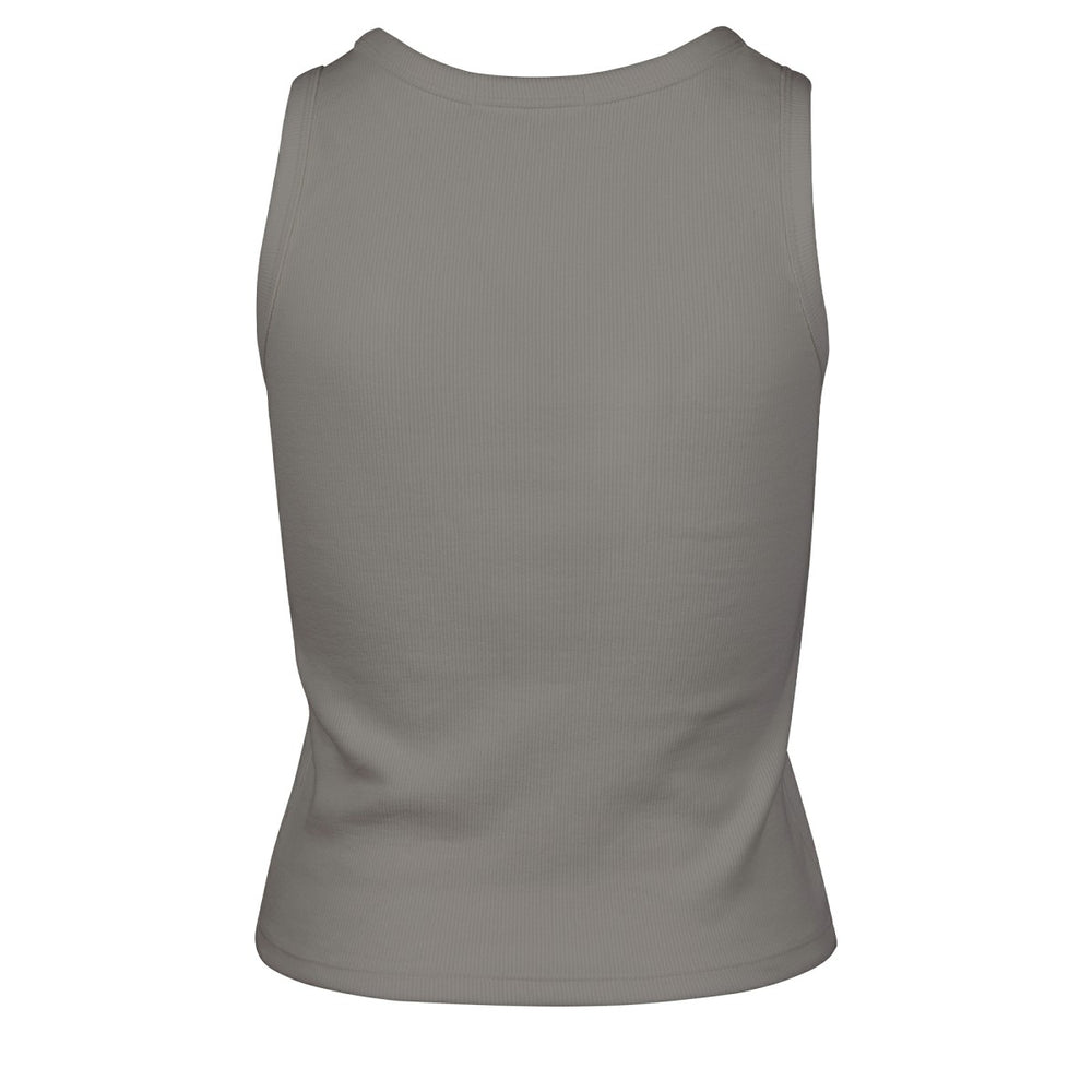 47 brand - New York Knicks '47 Women's Cropped Skyhook Baby Rib Tank - Gray