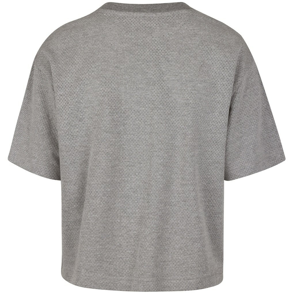 47 brand - Boston Celtics '47 Women's Pivot Drop Needle Cropped T-Shirt - Gray