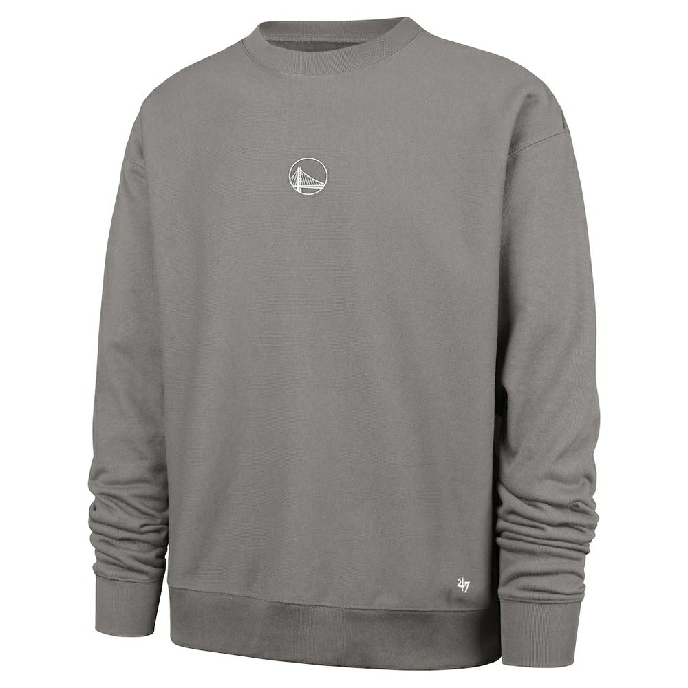 47 brand - Golden State Warriors '47 Offside Foundation Crew Neck Sweatshirt - Gray