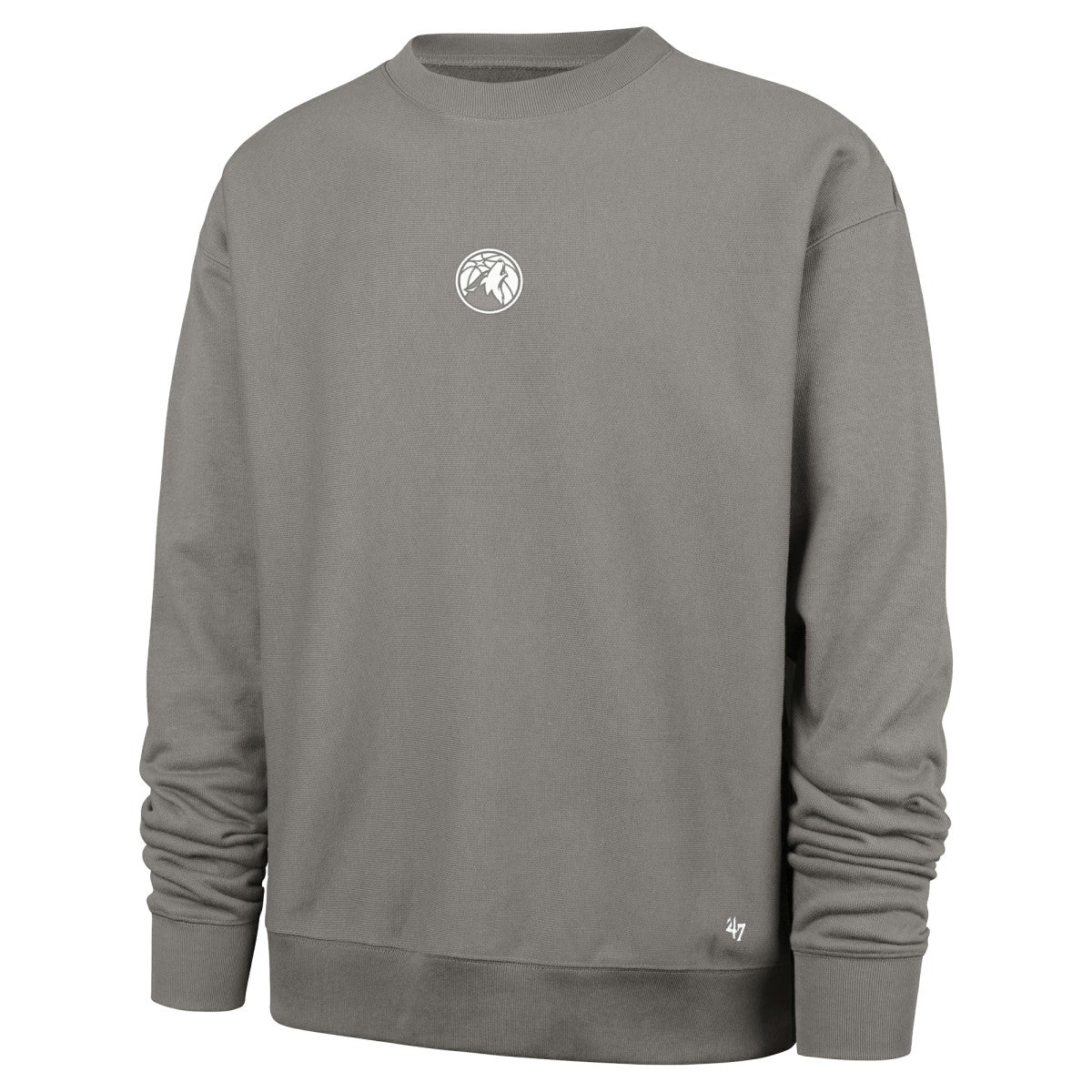 47 brand - Minnesota Timberwolves '47 Offside Foundation Crew Neck Sweatshirt - Gray