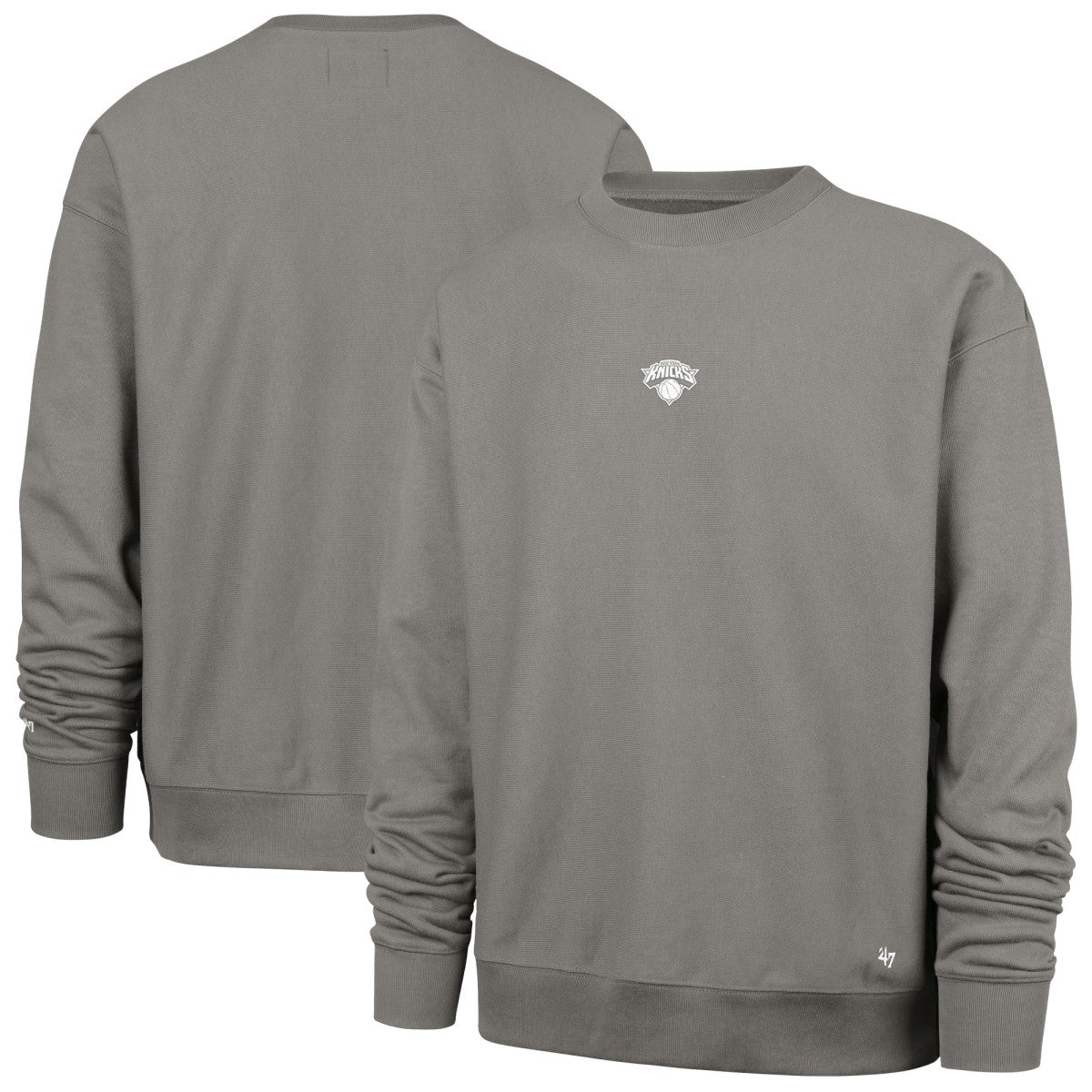 47 brand - New York Knicks '47 Offside Foundation Crew Neck Sweatshirt - Gray