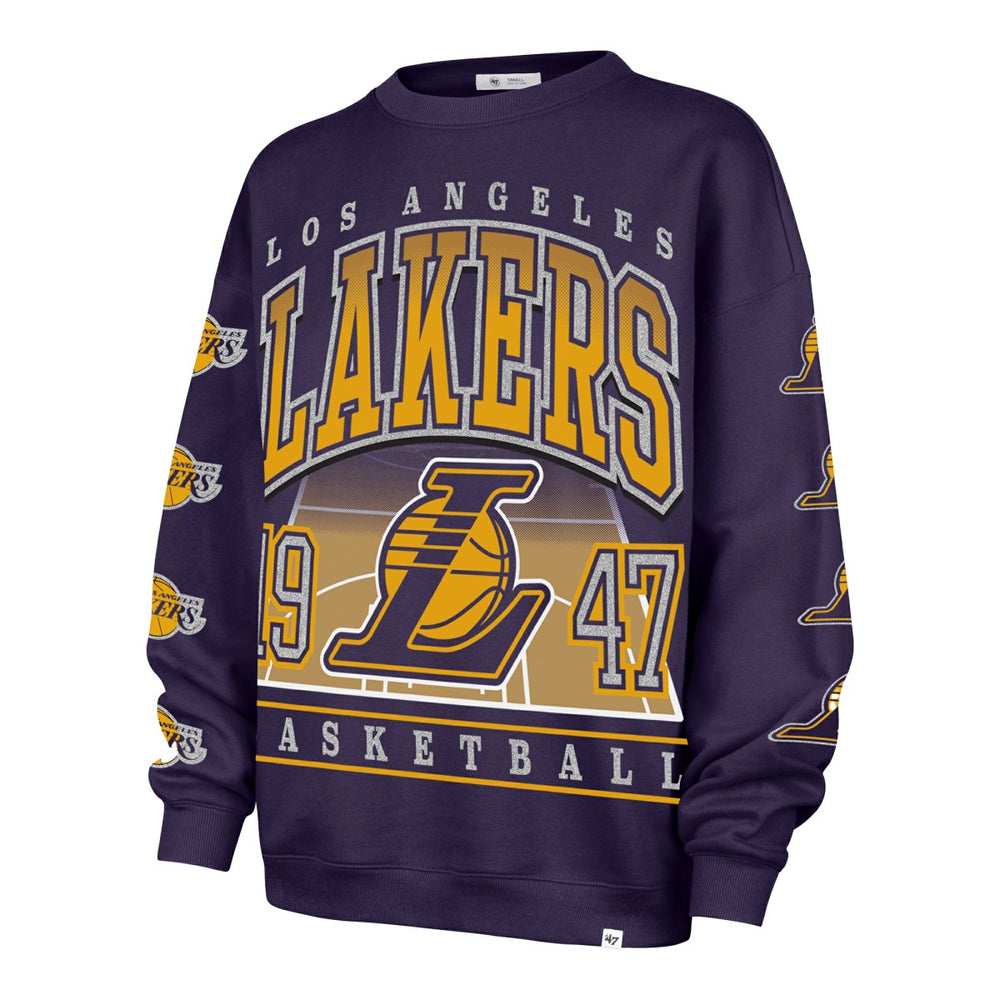 47 brand - Los Angeles Lakers '47 Women's Go Big Oversized Sweatshirt - Purple