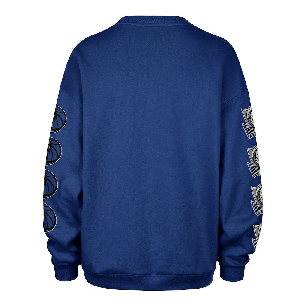 47 brand - Dallas Mavericks '47 Women's Go Big Oversized Sweatshirt - Blue