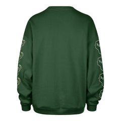 47 brand - Milwaukee Bucks '47 Women's Go Big Oversized Sweatshirt - Hunter Green