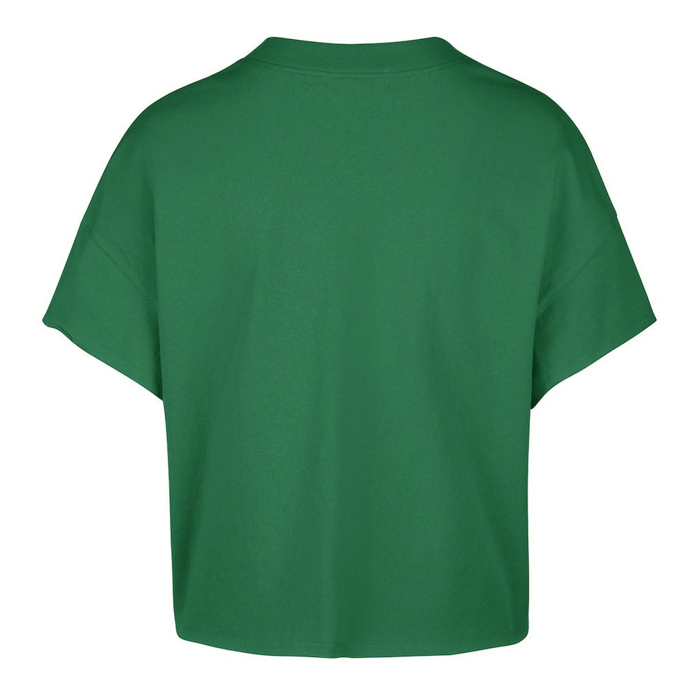 47 brand - Boston Celtics '47 Women's Elation Oversized Notch Neck T-Shirt - Kelly Green