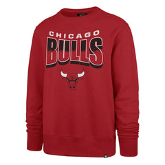 47 brand - Chicago Bulls '47 Unisex Brush By Headline Crewneck Sweatshirt - Red