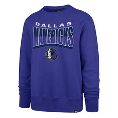 47 brand - Dallas Mavericks '47 Unisex Brush By Headline Crewneck Sweatshirt - Blue