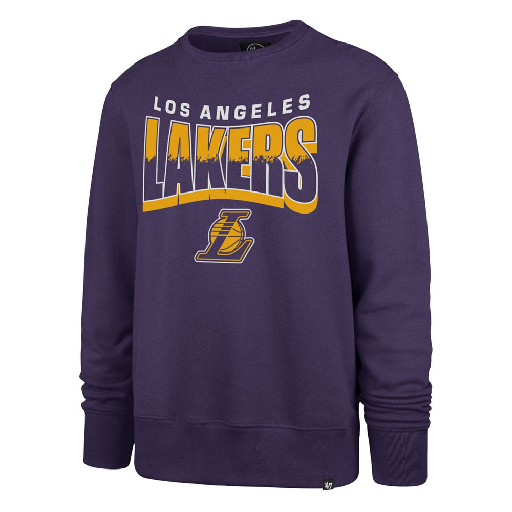 47 brand - Los Angeles Lakers '47 Unisex Brush By Headline Crewneck Sweatshirt - Purple
