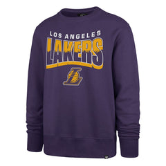 47 brand - Los Angeles Lakers '47 Unisex Brush By Headline Crewneck Sweatshirt - Purple