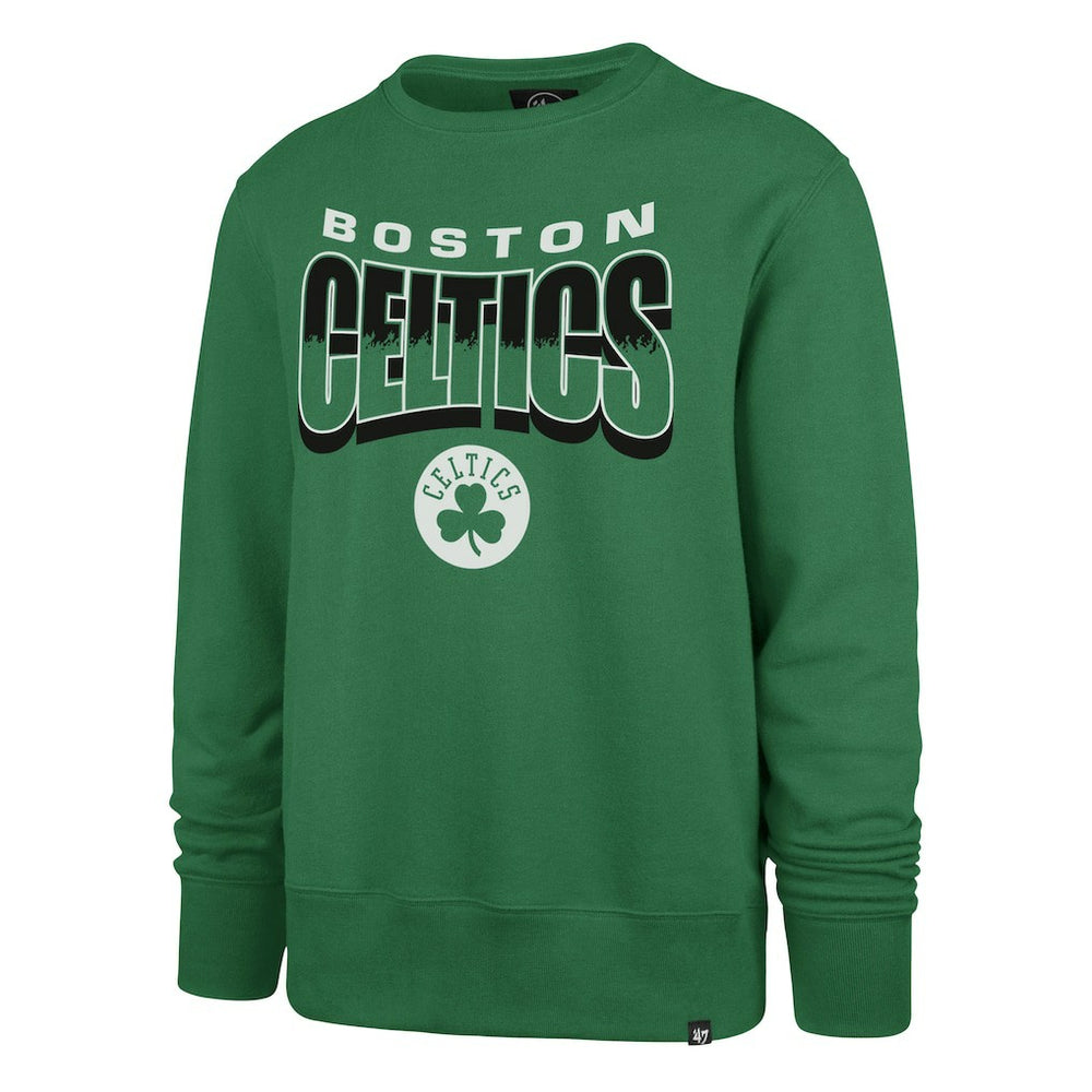 47 brand - Boston Celtics '47 Unisex Brush By Headline Crewneck Sweatshirt - Kelly Green