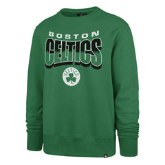 47 brand - Boston Celtics '47 Unisex Brush By Headline Crewneck Sweatshirt - Kelly Green
