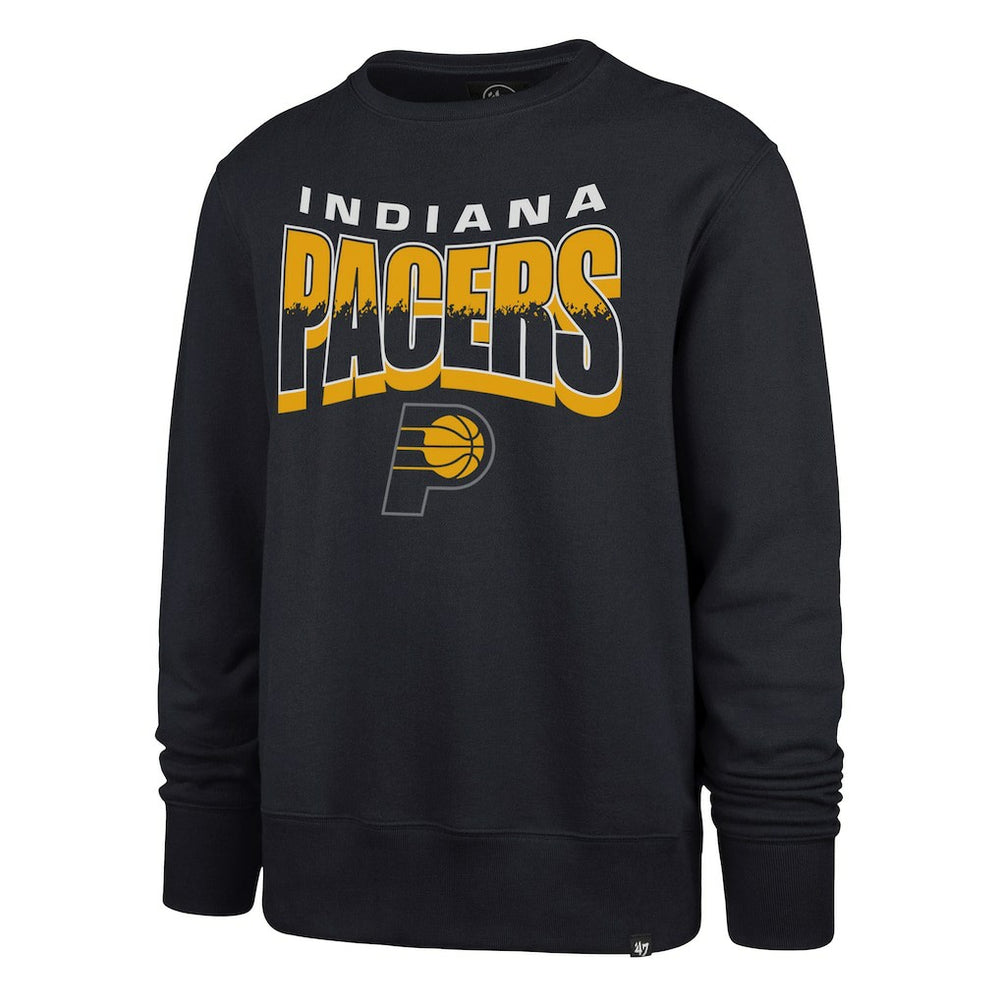 47 brand - Indiana Pacers '47 Unisex Brush By Headline Crewneck Sweatshirt - Navy